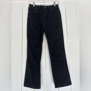 J. Crew Billie Demi Boot Crop Jeans in Black